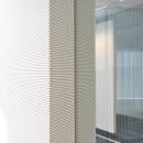 iQ Mute Acoustic panels on a iQ-Single glass wall