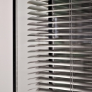 Close up of closed blinds of QbiQ