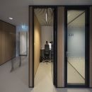Concentration rooms with high acoustic walls and door