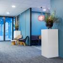 Small partition for extra privacy at Novo Nordisk in Alphen aan den Rijn