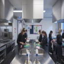 School kitchen at Herbert Vissser College