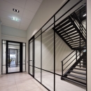 Fire-resistant and smoke-resistant wall with identical appearance