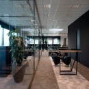 100mm Glass partition with single glass