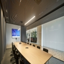Boardroom with glass wall at Plus Ultra Leiden