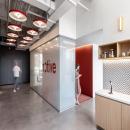 Space dividing wall at Worldwide in New York