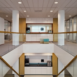 Cental staircase at Ernst & Young Venlo 
