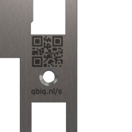 QR-code on the QbiQ strike plate 3.0