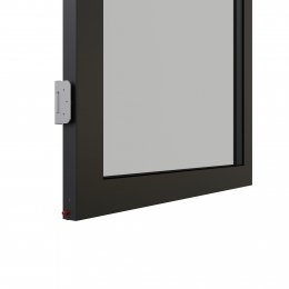 KDD43-80 Aluminum framed door with laminated glass