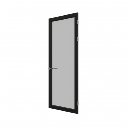 KDD57D aluminum framed door with double glass and double seals.
