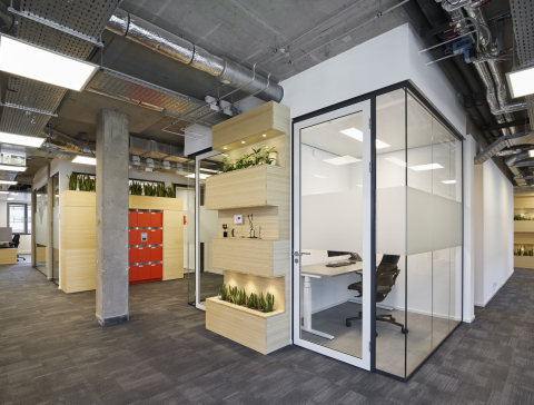 Small office unit for a concentration workplace