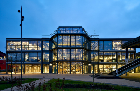 A view of the outside of the building TechMed Centre Enschede