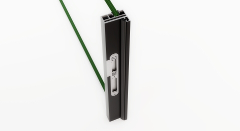 QbiQ strike plate 3.0 in a DK58-20 door frame