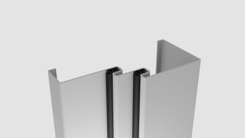 QbiQ iQ PURO 1D - Single sheeted steel door frames